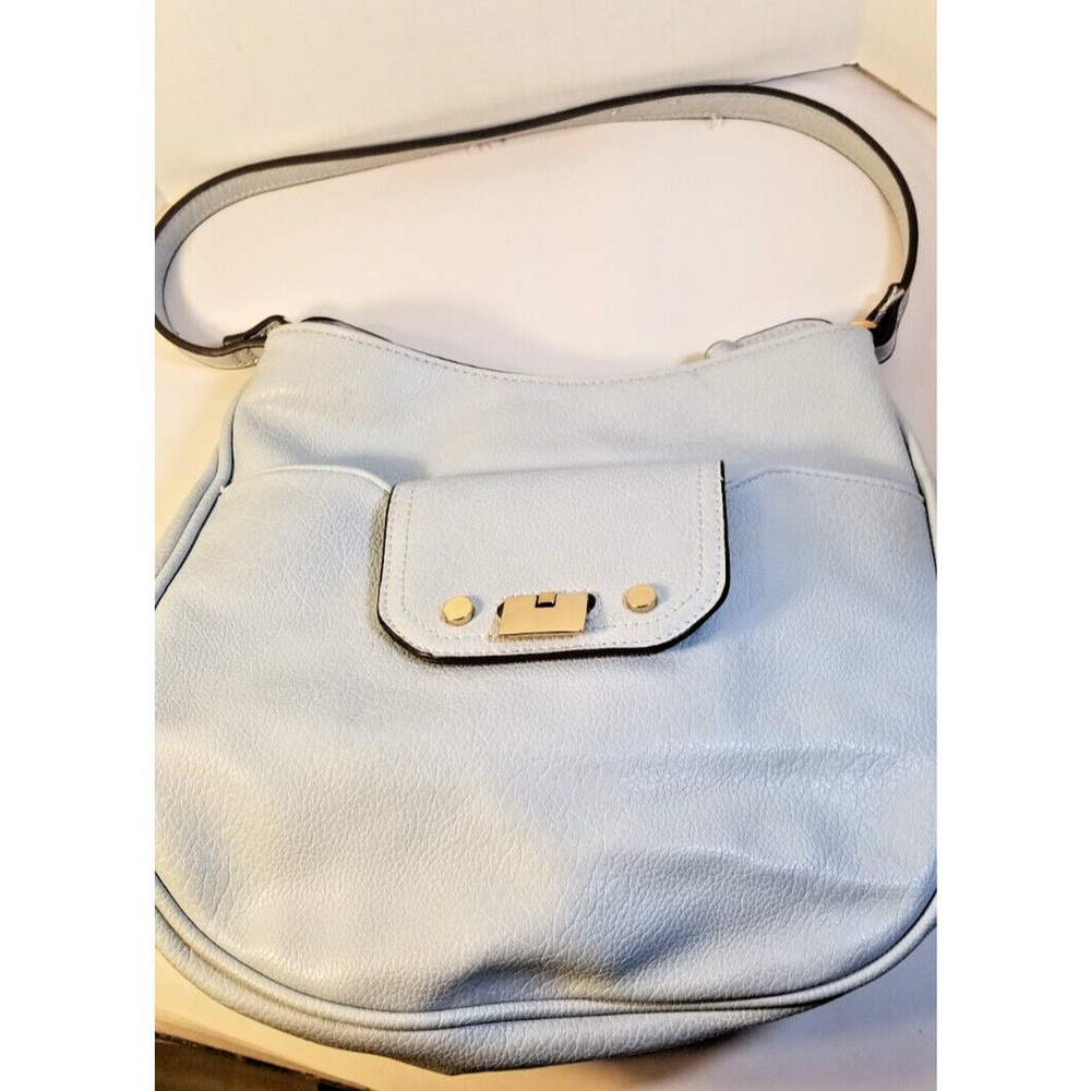 Sole Society Pale Blue Handbag Purse with Gold Hardware Spring/Easter